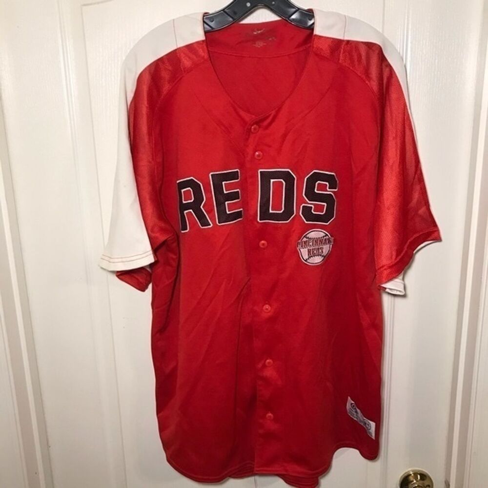 Cincinnati Reds Official Team Jersey Short Sleeve Shirt Fan Gear MLB mens SZ: XL